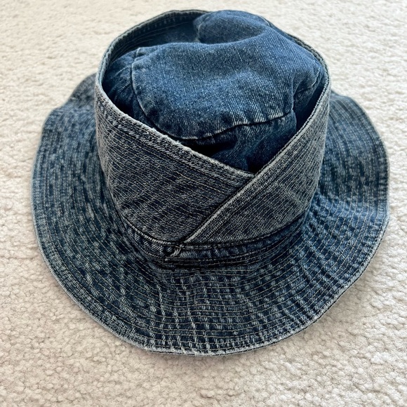 C style denim bucket hat main image 6